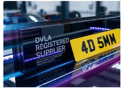 Premium 4D 5mm Laser Cut Number Plates - Alphabet Plates UK - 3/3