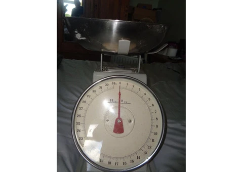 VINTAGE RETRO WEIGHING SCALES BRAN NEW BOXED - 1/3
