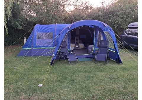 Berghaus 4 XL Air Tent with Awning plus accessories. - 2/4