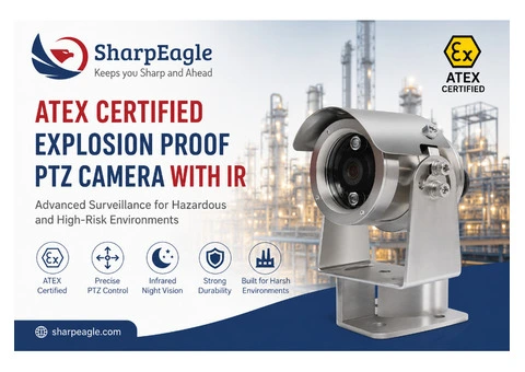 ATEX Explosion-Proof PTZ Camera with IR — Marine-Grade Surveillance for UK Vessels & Ports - 2/3