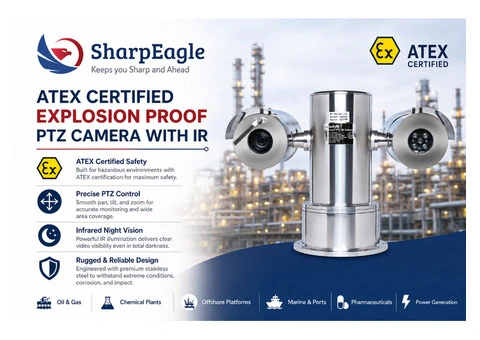 ATEX Explosion-Proof PTZ Camera with IR — Marine-Grade Surveillance for UK Vessels & Ports - 3/3