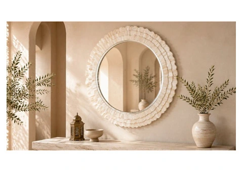 Luxury Mother of Pearl Inlay Mirror