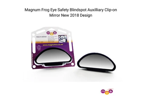Magnum Frog Eye Safety Blindspot Auxilliary Clip-on Mirror