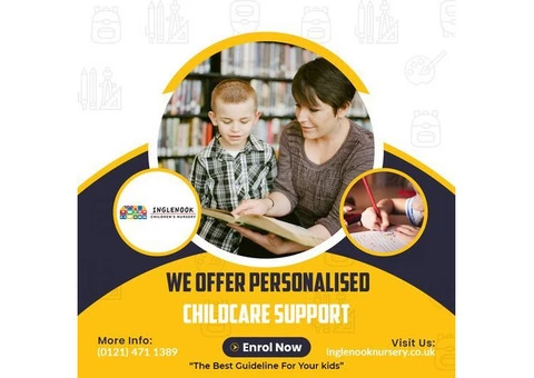 Inglenook Children's Nursery offer Personalised Childcare Support