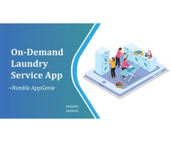 On demand laundry service app- Nimble Appgenie