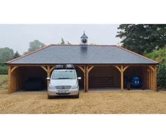 Versatile Four Bay Wooden Garages For Premium Vehicle Storage