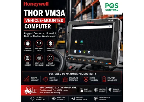 Honeywell Thor VM3A Rugged Vehicle Mount Computer System