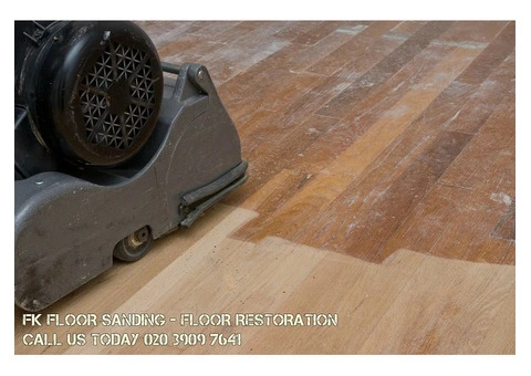 Professional Commercial Wood Floor Sanding in London - 8/10