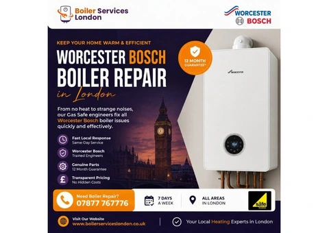Worcester Bosch Boiler Repair in London | Trusted Accredited Installer