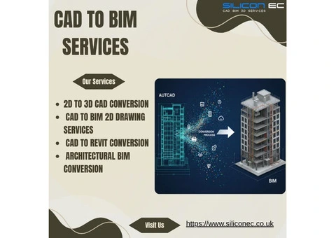 Simplify Your Projects with CAD to BIM Services in the United Kingdom.