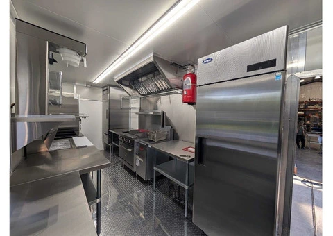 2026 8.5x32ft BBQ Trailer with Porch and fully equipped kitchen available for sale - 8/9