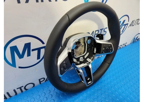 BMW M Sport Steering Wheel with Paddle Shifters — Genuine OEM | F70 | U06 - 4/14