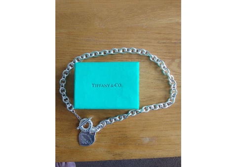 Tiffany heavy silver neccklace
