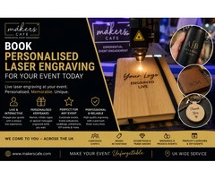 Book Personalised Laser Engraving for Your Event Today
