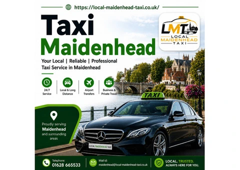Taxi to London Airport | Taxi Service to Airport from Maidenhead | Local Maidenhead Taxi
