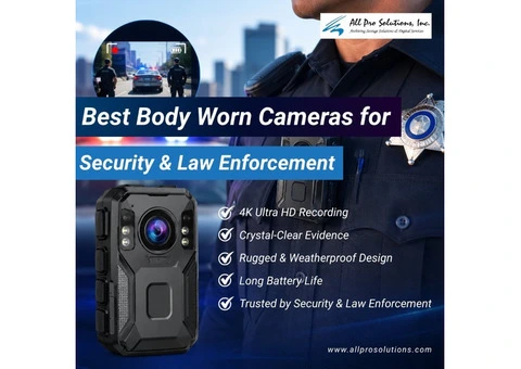Best Body-Worn Cameras for Security & Law Enforcement