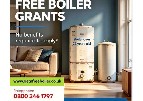 BOILER GRANTS - FREE HEATING SCHEME