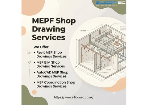 Affordable MEPF Shop Drawing Services starting from $15/hr