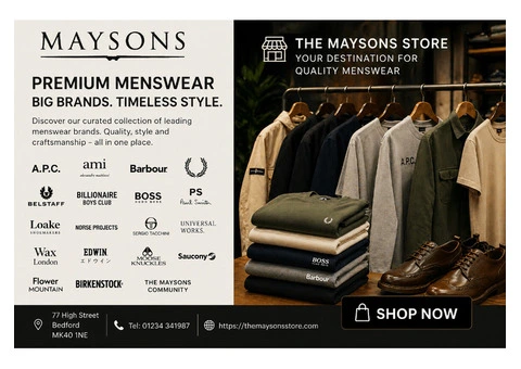 Men's Polo Tops UK | Designer Polo Shirts | The Maysons Store