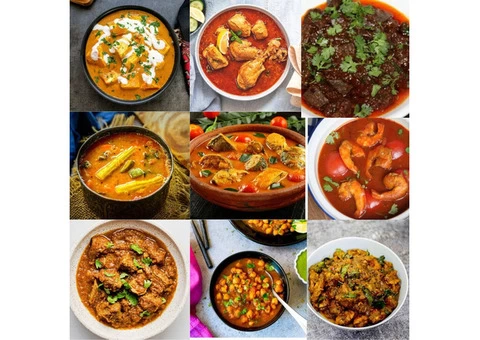 Veg or Non Veg Currys - Royal Chef London - 1/9