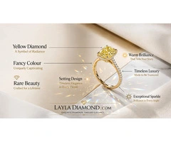 Premium Diamond Engagement Rings Featuring Rare Yellow Diamonds