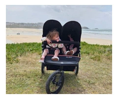 Nipper Double V6 Pushchair – Go-Anywhere Side-by-Side Twin Buggy