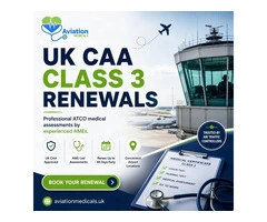 Air Traffic Controller Medical Renewal - UK CAA Class 3