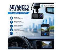 Advanced In-Car Dash Camera for Safety & Security