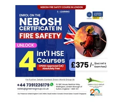 NEBOSH Fire Safety Course in London | Green World Group UK