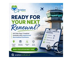 UK CAA Class 3 Air Traffic Controller Medical Renewal