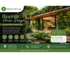 HarleenMcLean Biophilic House Design UK | Sustainable Nature-Inspired Interior Architecture