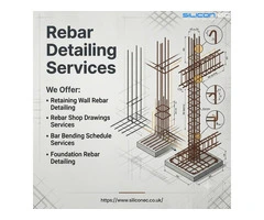 Expert Rebar Detailing Services in Major UK Cities from $15/hr