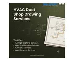 High-Quality HVAC Duct Shop Drawing Services in the UK from $15/hr