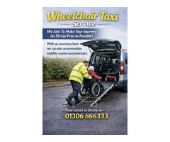 Book a Safe Wheelchair Taxi for Comfortable Travel - AM Taxi Dorking
