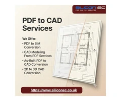Professional PDF to CAD Services in UK Cities at $15/hr
