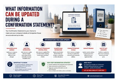 What Information Can Be Updated During a Confirmation Statement?