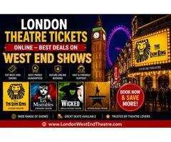 London Theatre Tickets Online – Best Deals on West End Shows