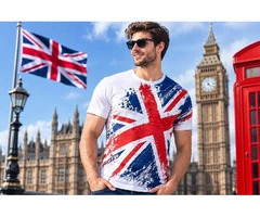 Shop Premium Union Jack T-Shirts for Men – Union Jack Wear