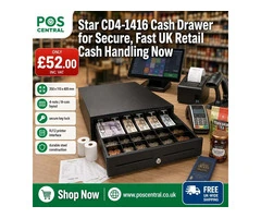 Star CD4-1416 Cash Drawer for Secure UK Retail Cash Handling