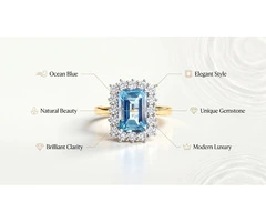Exceptional Aquamarine Diamond Ring – Refined Modern Luxury
