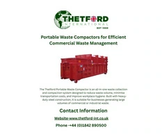 Portable Waste Compactors for Efficient Commercial Waste Management