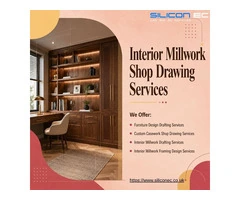 Detailed Millwork Shop Drawing Services for architectural interior projects in the UK.