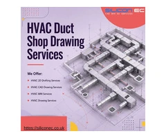 Clear HVAC Duct Drawings for Smarter Project Coordination in the UK.
