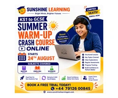 KS1 to GCSE Summer Warm-Up Crash Course – Online