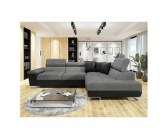 Brand New Anton Large Corner Sofa Bed with Storage & Adjustable Headrests (Fast UK Delivery)