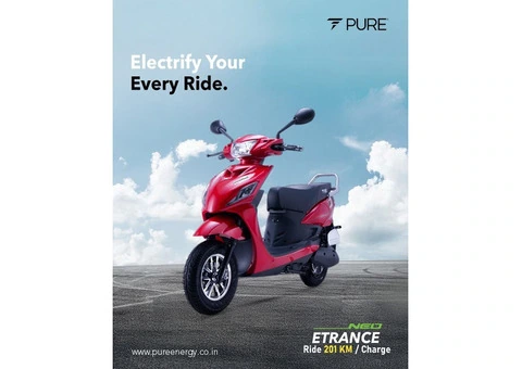 Long Range Electric Scooter for Daily Commute | PURE EV
