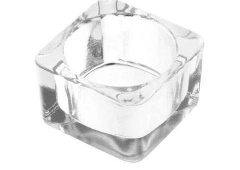 Square Tealight Holder Clear - 2/2