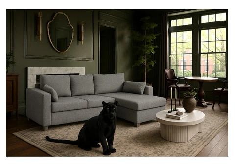 Berlin Sofa Bed! Brand New Berlin Sofabed With Ottoman For Sale,Next Day Delivery - 3/4