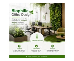 Harleen McLean – Professional Biophilic Office Design for Healthier Workspaces