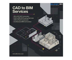 Accurate CAD to BIM Services for More Connected Project Data in Cardiff, UK.
